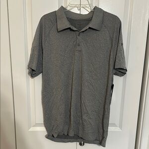 Fabletics Gray “The Training Day Polo”